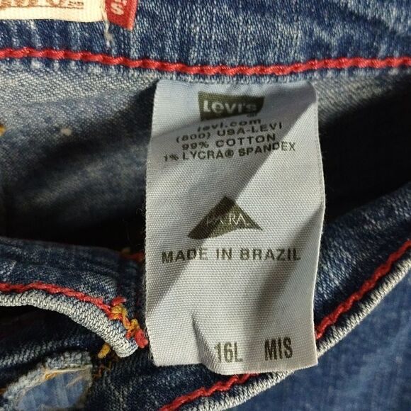 Levi's 550 Relaxed Fit Boot Cut Woman's Jeans - Picture 6 of 7